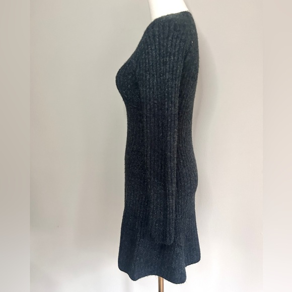 Y2K ABERCROMBIE & FITCH Ribbed Sweater Dress Blue Preppy Indie Academia Size XSP - Picture 9 of 10